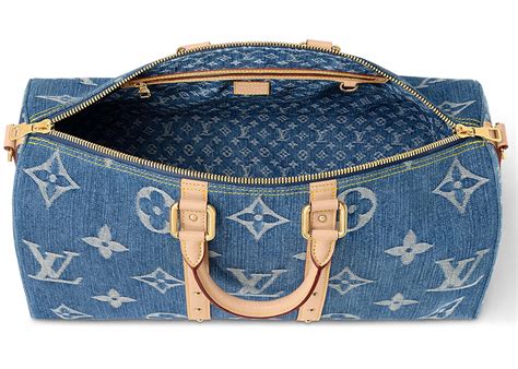 pink louis vuitton keepall|louis vuitton denim keepall.